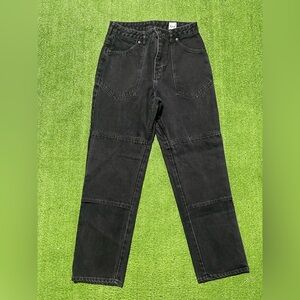 GAMINE Madame X Dungaree Womens Jeans Size 31 High Rise Denim